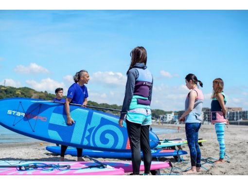 ★Beginners welcome! [Shonan, Zushi, SUP 3-time plan] Improve your skills in a facility with plenty of amenities and bath towels! Free clothing rental!の画像
