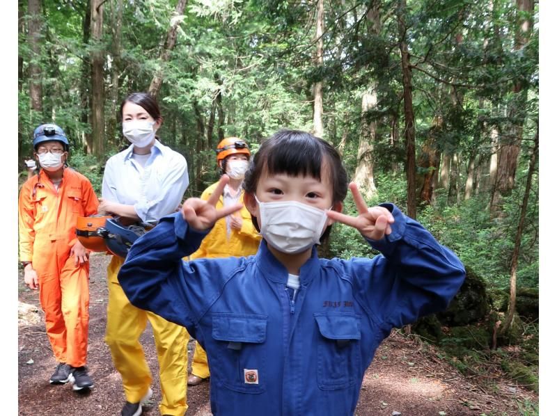 【山梨・富士山麓】テレビで放送されました。☆「氷の洞窟」探検+「生命の森　青木ヶ原樹海」散策　ファミリー・グループ・カップルに！ の紹介画像