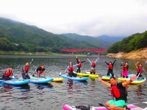 [Gunma/Midori City, Kiryu City] SUP experience ・One guide per group ・Available from elementary school students ・Tea time with SUPの画像