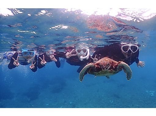 [Miyakojima 1.5 hours] [Sea turtle or coral fish snorkeling tour] [Underwater photography included] Choose this plan!の画像