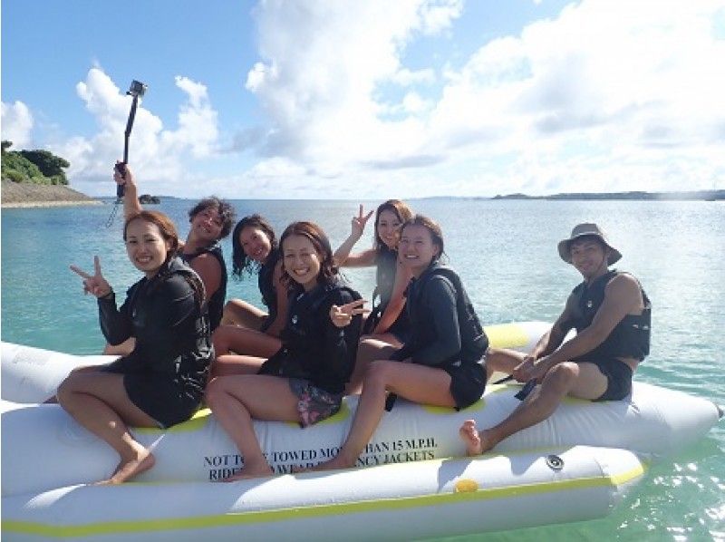 [Okinawa Prefecture, Kaichu Road] Offers all kinds of sea play. Enjoy the beautiful beaches of the underwater road, including plus BBQ! !!の紹介画像