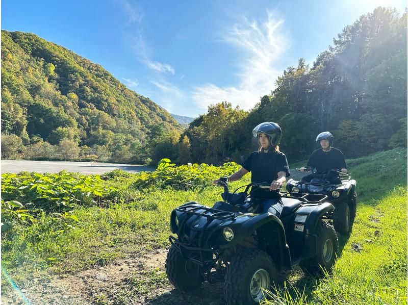 [Sapporo, Hokkaido] About 25 minutes by car from the center of Sapporo! Experience empty-handed! ATV (4 wheel buggy) & charcoal fire BBQ all-you-can-eat and drink 60 minutes!の紹介画像