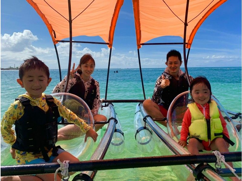 [沖繩/本部/ Sesoko島]玻璃獨木舟觀光遊30分鐘路線！の紹介画像