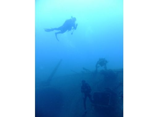 [오키나와· 나고]오키나와본섬 주변에서 유일한 난파선 다이빙을 즐겨주세요! (침선 에몬스)の画像