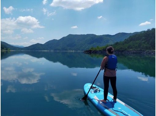 【山梨・富士五湖・西湖】人気！湖上散歩ができる西湖SUP体験120分プランの画像