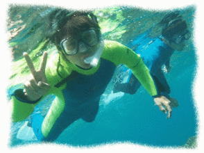 [沖縄·名護]很容易！在浮潛，沖縄盡情享受大海！ （租賃包括設備）の画像