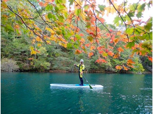 【手ぶらSUP】写真付き！北海道初上陸クリアSUPで、水質11年連続日本1位を誇る湖・川を体感！アメニティー各種無料！初心者、カップル歓迎！の画像