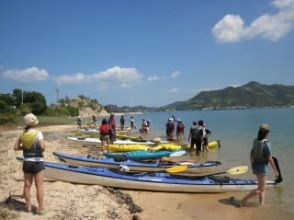 [Hiroshima Fukuyama, Onomichi-Shimanami] sea kayak novice experience, half-day experience course