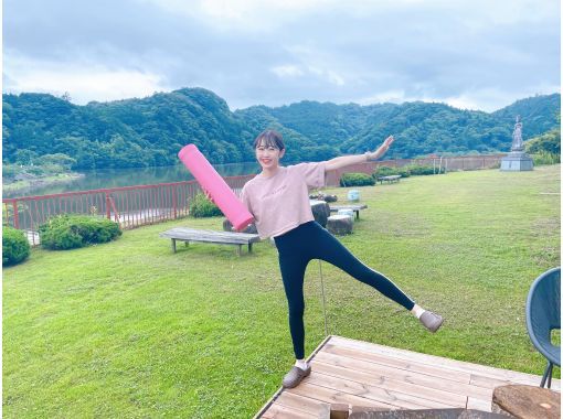 [Chiba / Kimitsu] Women's Travel Micro Tourism ♪ Chiba Kameyama Lake 1DAY Retreat Healed by Hot Spring Lunch & Yogaの画像