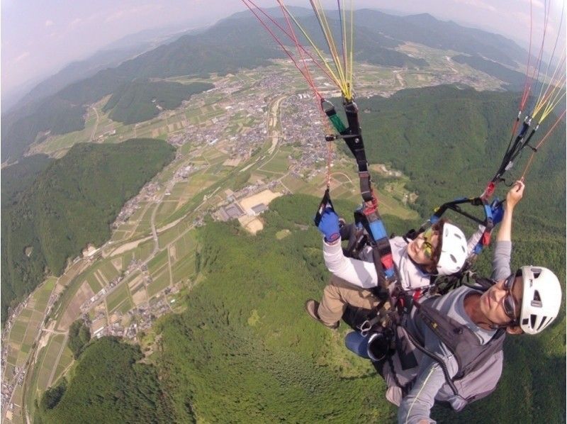 【兵庫・丹波】パラグライダー体験(タンデムフライトコース)の紹介画像