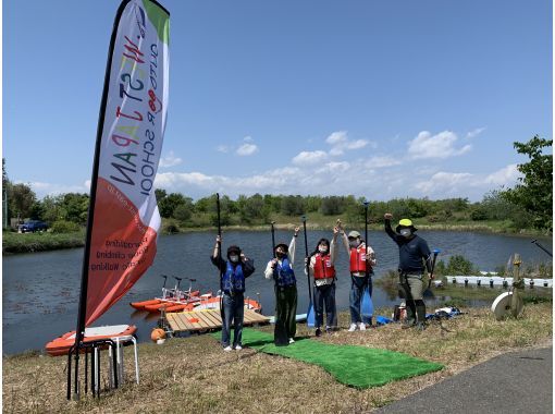 Take a walk on the water in Maishima, Osaka! City SUP bike 30 minutes courseの画像