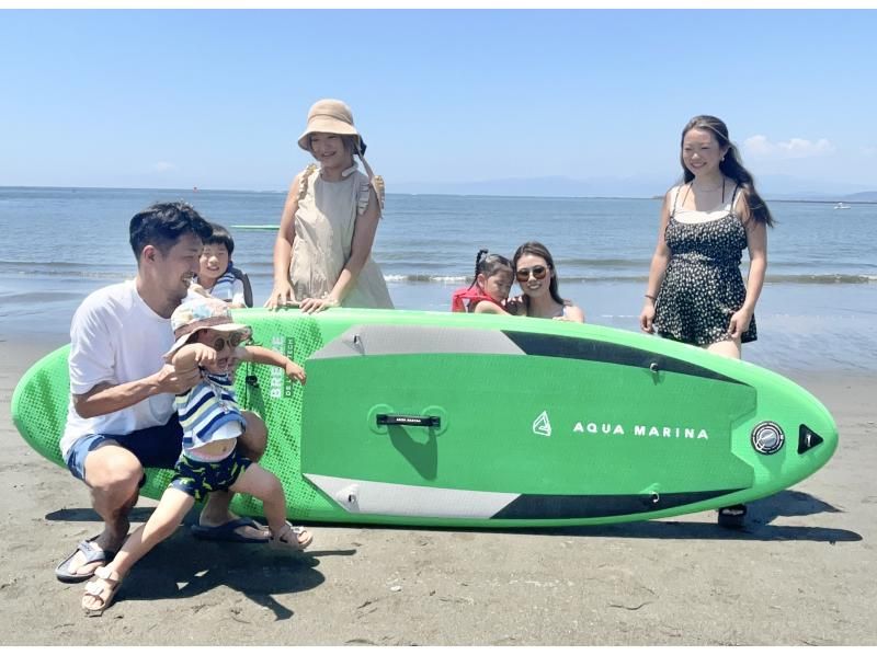 [Shonan・Parent and Child] Family and parent and child SUP play! Balance play wherever your feet touch the ground. Enjoy playing in the sea in Shonan with your family.の紹介画像