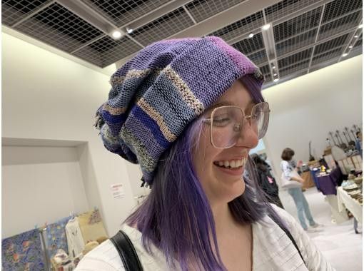 [冲绳/那霸] 用你最喜欢的颜色编织的“Saori-ori”原创帽子の画像