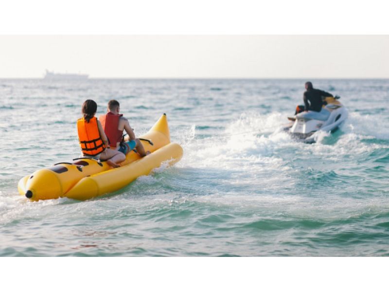 [长崎/五岛] 高崎海滩-Bop 海洋休闲、香蕉船、水上球体验の紹介画像