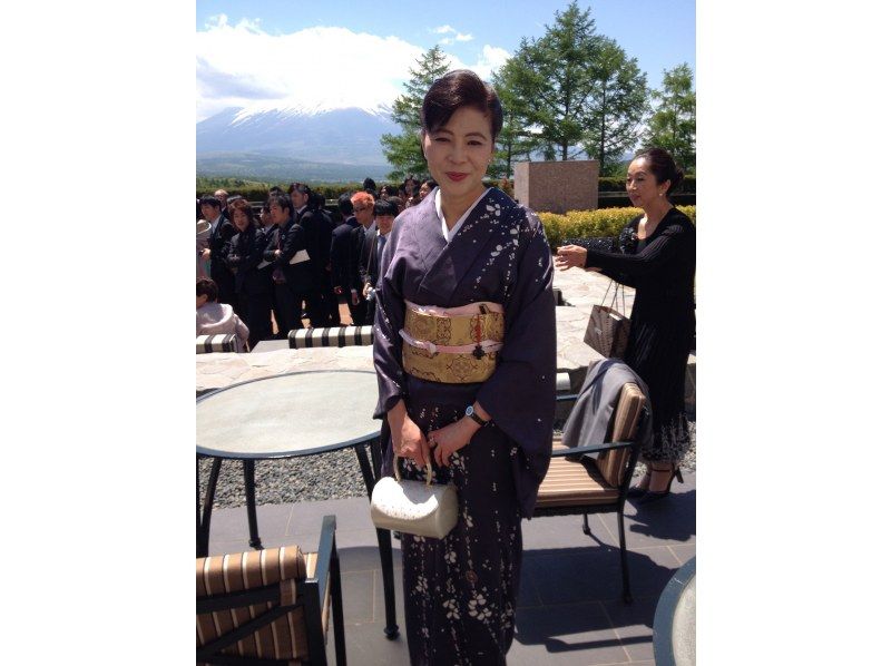 [Yamanashi / Yamanakako] Dressing in pure silk kimono 1 day rental OK empty-handed ♪の紹介画像