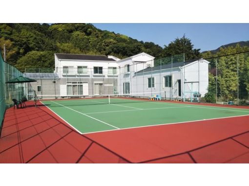 [Shizuoka Prefecture, Izu] Tennis / Soft Tennis Court Rental (1 hour) Rental equipment / free parking availableの画像
