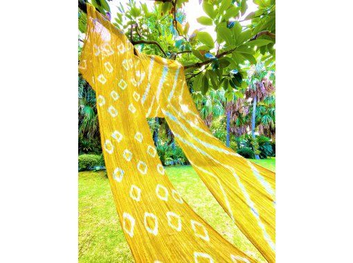 [Kagoshima Prefecture, Kagoshima City] Plant-dyed stole experience (with admission ticket)の画像