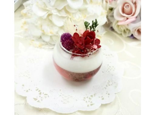 【フラワーカップサシェ】火を灯さないから安全！お部屋にお花を飾りましょう！※人数割引有り　お一人参加OKの画像