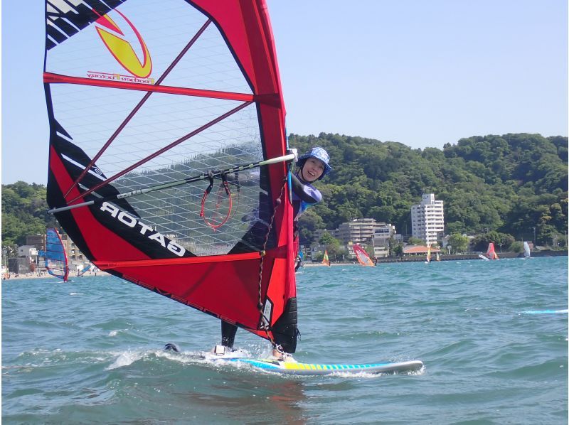 [Shonan ・ Gyoza】 It is close to the 1st sea ! School Windsurfing!