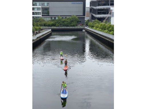 【東京・江東区】汐浜運河  初心者向け SUP体験　（日本スタンドアップパドルボード協会公認）の画像