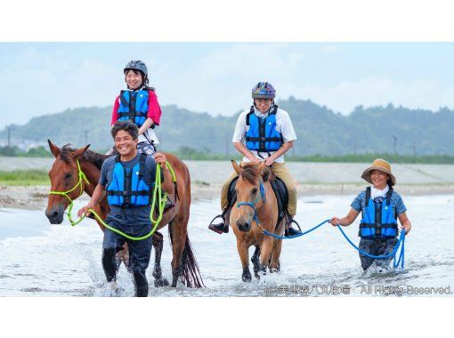 【宮城・奥松島】 オーシャンライディング 海辺での乗馬体験＊初めての方におすすめ＊の画像