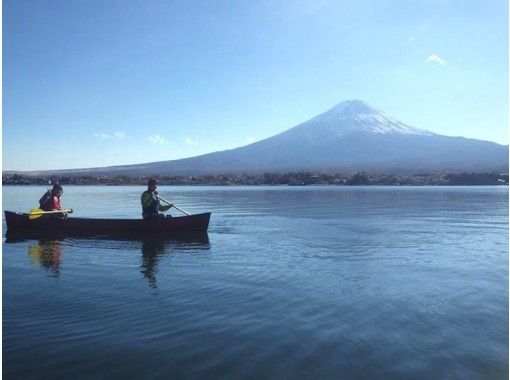 [山梨/河口湖市]針對加拿大獨木舟進階課程（120分鐘），劃獨木舟！對於有經驗的人の画像