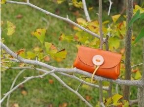 [Ishikawa / Nanao] Small wallet ｜ Leather ｜ Craft experience ｜ Even beginners can feel free to ☆☆☆の画像