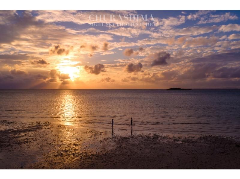 [Okinawa / Southern Main Island] ☆ Luxury Sunset Photo Plan ☆ Drone + Special Lighting + Silhouette!