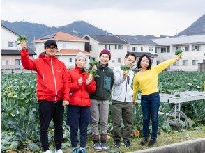 [Kagawa / Takamatsu] Kagawa's agricultural exploration tour by bicycle! Broccoli with tempura udon