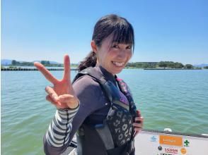 [Shiga / Lake Biwa / Wakeboard] Limited to 2nd to 3rd time ★ Reliable support course ★ 10 minutes x 2 sets ★ I want to slip again! For those ★ Image gift ♬