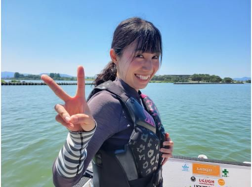 [Shiga / Lake Biwa / Wakeboard] Limited to 2nd to 3rd time ★ Reliable support course ★ 10 minutes x 2 sets ★ I want to slip again! For those ★ Image gift ♬の画像