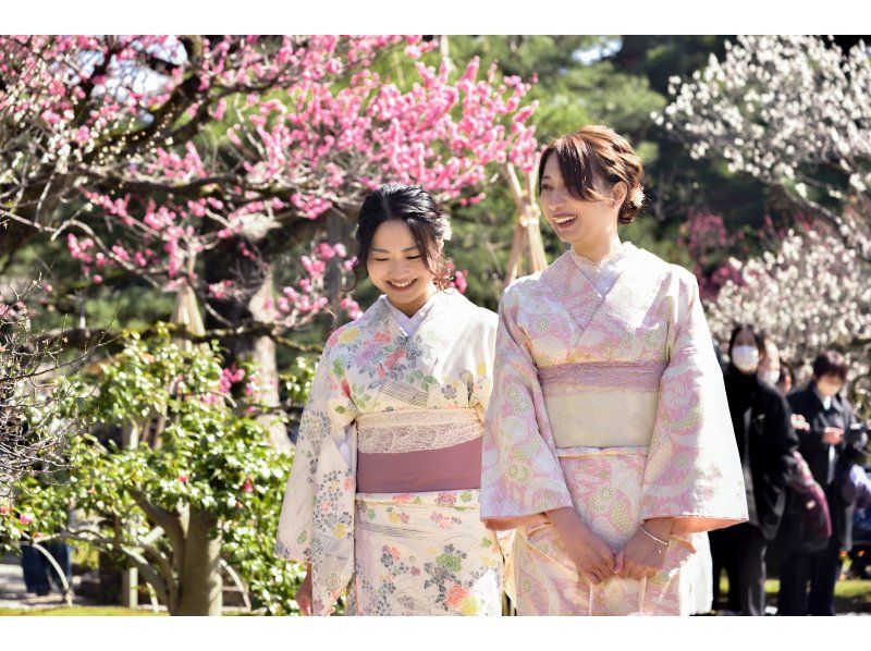 [Ishikawa Prefecture/Kanazawa Station Store] Spring sale underway! Kimono rental plan with location photo shoot! Data delivery of 50 cuts in 1 hour!の紹介画像