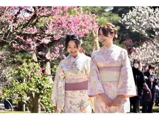 [Ishikawa Prefecture/Kanazawa Kenrokuen Store] Kimono rental plan with location photo shoot! Data delivery of 50 cuts in 1 hour!の画像