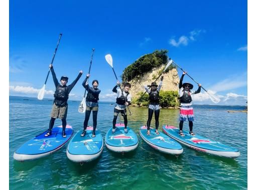 [Participation plan for one person] [Chartered for one group] SUP tour in Noto Island, Ishikawa Prefecture "First-timers are welcome" SUP in the beautiful sea! All rental items and insurance are included, so you can rest assured!の画像