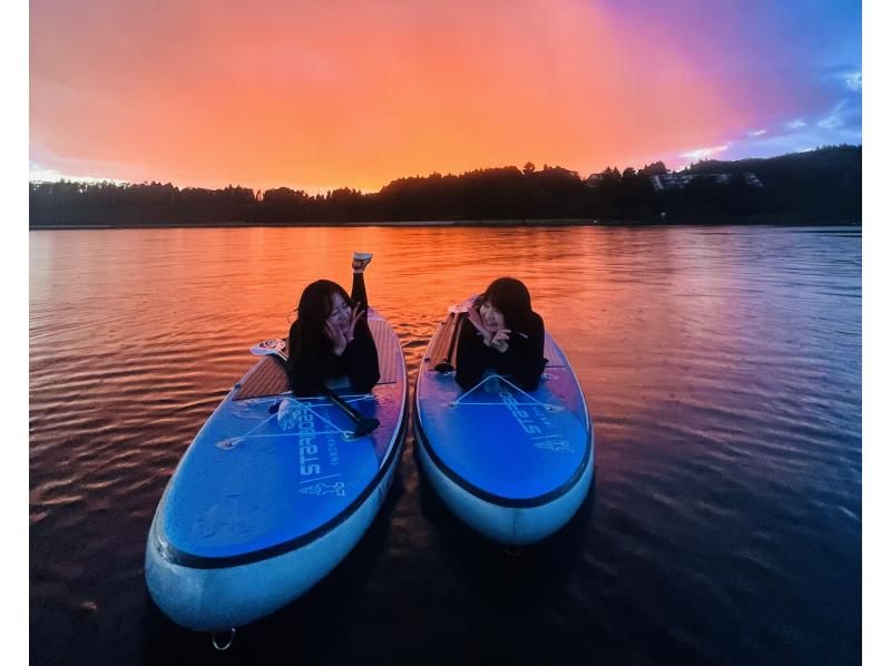 【北海道・SUP体験】透明度の高い支笏湖の湖面をクルージング！SUP体験（半日コース）の画像