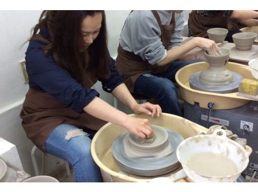 [Saitama] Feel like a potter! Beginners are welcome! Easy pottery experience on an electric potter's wheelの画像