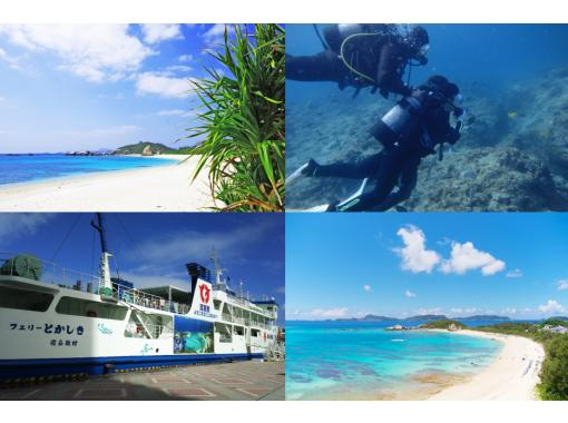 [From Naha Tomari Port] Go by ferry! Meet the superb view of Kerama Blue! Tokashiki Island day trip experience divingの画像