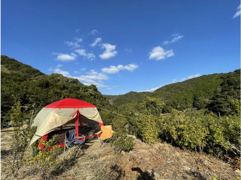 [Wakayama / Shirahama] Wild camp mountain in the sky! Solo campers, families, and couples ♪ <1 night 2 days plan>の紹介画像