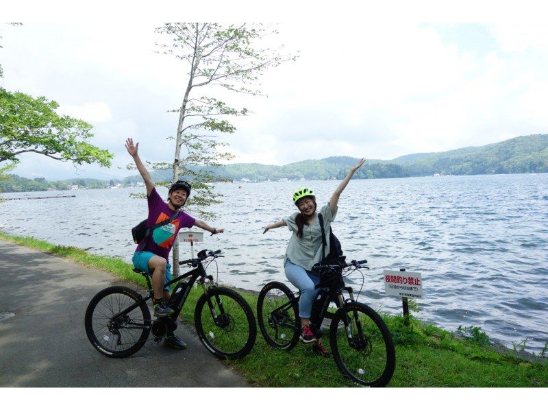 [Nagano / Lake Nojiri] Kurohime Station Meeting / E-BIKE makes it easy for beginners to enjoy a one-day Satoyama cycling tour!の紹介画像