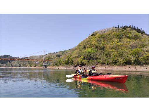 [Fukui Prefecture, Lake Kuzuryu] Lake Kuzuryu Kayak Tour / Enjoy the great panorama! / With friends and familyの画像