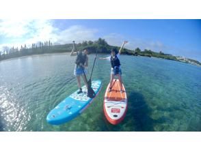[Okinawa/Onna Village] SUP experience | Very popular with couples and women ♪ Feel the tropical sea and wind! Spring Sale | Parking lot, shower, shampoo, hair dryerの画像