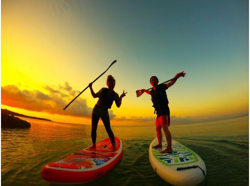 [Onna Village, Okinawa] Sunset SUP is on sale and is popular with couples and women for its SNS appealの画像