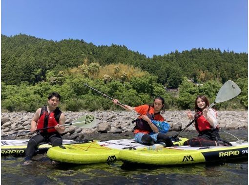 [Tokushima, Naka Town] SUP down the river in the middle of nature! A water walk experience that even beginners can enjoy ✧の画像