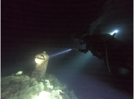 오키나와 본섬 "팬" "나이트"비치 다이빙 ✨ 두근두근 두근 두근의 나이트 다이빙 ✨ 처음으로도 안심 서포트 ✨ 새로운 수중 세계를 체험합시다の画像