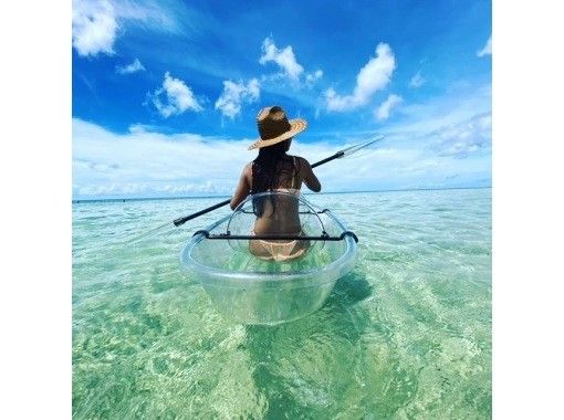 [Ishigaki Island] Clear kayak 30 minutes & underwater scooter 15 minutes set! Gopro rental & photo video data present & shower available★Beginners, 1 person, groupの画像