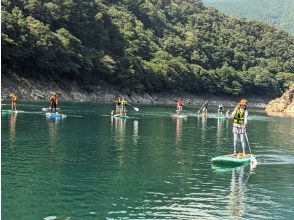 清流日本一の宮川　秘境大杉谷「宮川ダム湖」でマッタリSUP体験（スタンドアップパドル）