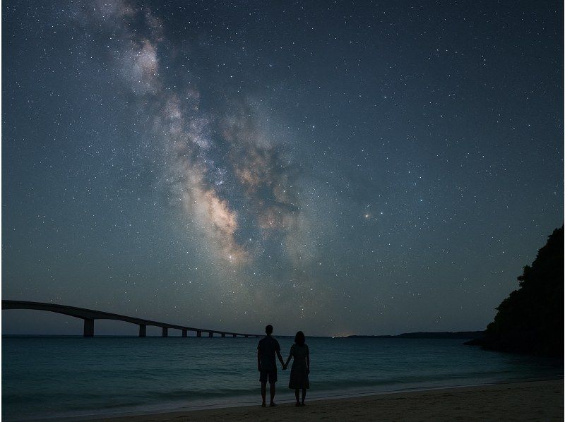  A starry sky photo tour while looking at one of the most spectacular views in Japan!