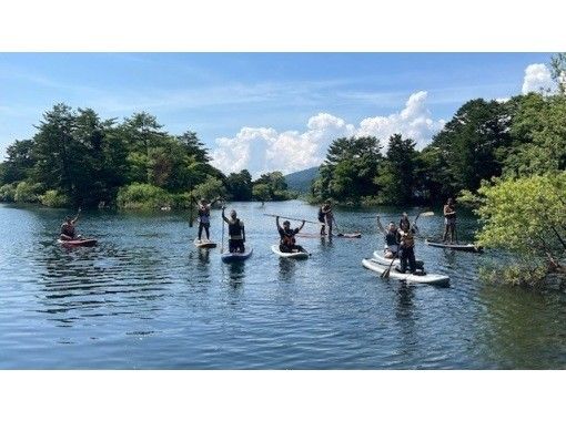 [Fukushima, Urabandai, Lake Hibara] Lake Hibara 2-hour SUP cruising tour ☆彡 SOUYU STICK certified! Have an extraordinary experience!の画像