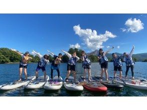 [Fukushima, Urabandai, Lake Hibara] The only guided 2-hour SUP cruising tour on Lake Hibara ☆彡 Autumn leaves SUP is recommended! You will receive a free potato stew after the experience ♪