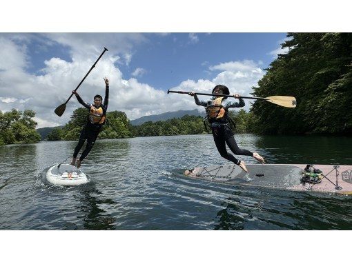 【福岛、里磐梯、桧原湖】桧原湖唯一2小时导览SUP巡游！の画像